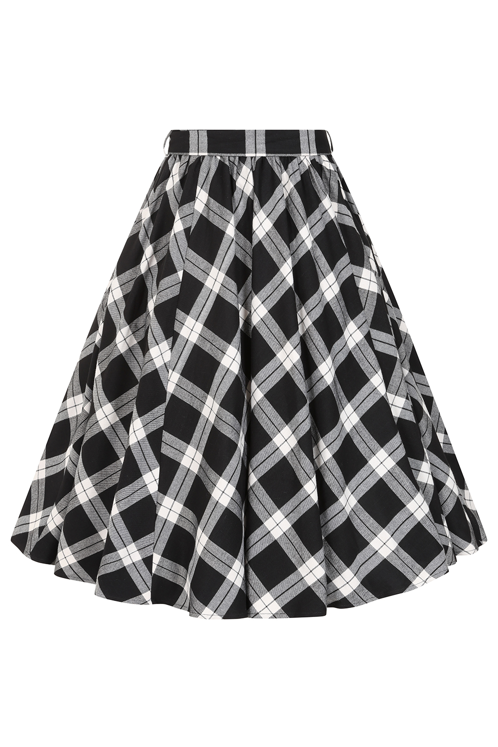Lacey Tartan Swing Skirt